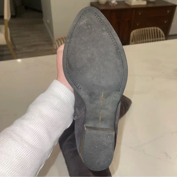 Dolce Vita Over-the-Knee Suede Boots in Gray - Picture 7 of 16